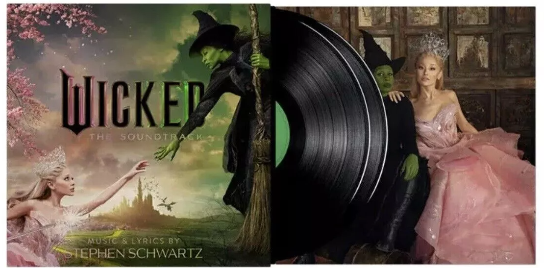 Wicked: The Soundtrack Signed LP by Ariana Grande and Cynthia