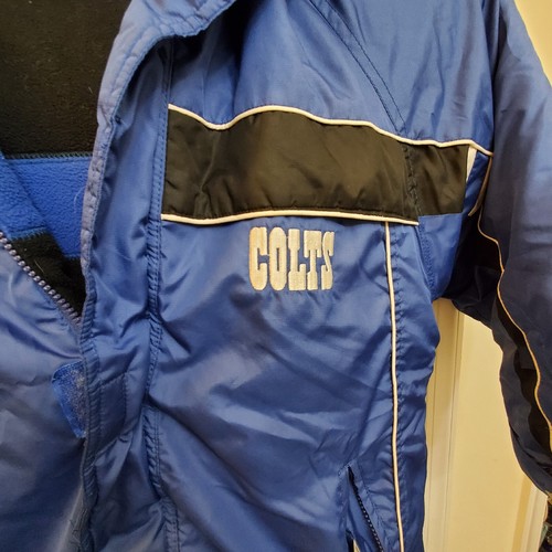 Indianapolis Colts NFL Team Apparel Winter Jacket Coat Youth XL 18-20 BLUE - Picture 3 of 12