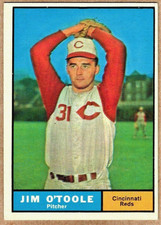 Jim O'Toole - 1961 Topps #328