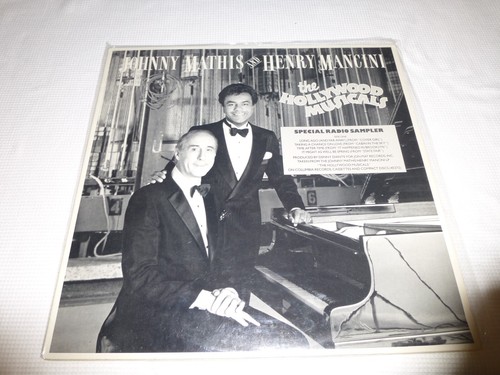 Johnny Mathis and Henry Mancini - HOLLYWOOD MUSICALS Special Radio Sampler - NM