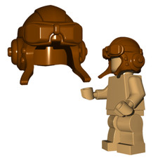Custom Aviator Helmet Headgear for Minifigures -NEW- Pick Color