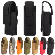 Tactical Flashlight Molle Pouch Magazine Pouch Outdoor Hunting Knife Holster Bag