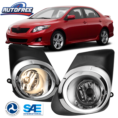 Front Fog Light Kit For 2011-2013 Toyota Corolla – Pair With Bulbs & Switch