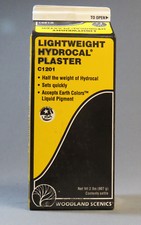 WOODLAND SCENICS LIGHTWEIGHT HYDROCAL PLASTER HO N O GAUGE train cast WDS1201