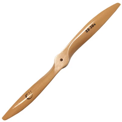XOAR PJE 22B 3D RC Model Airplane Propeller 22 Inch Gas Wood Prop for 3D Planes - Image 1 of 2