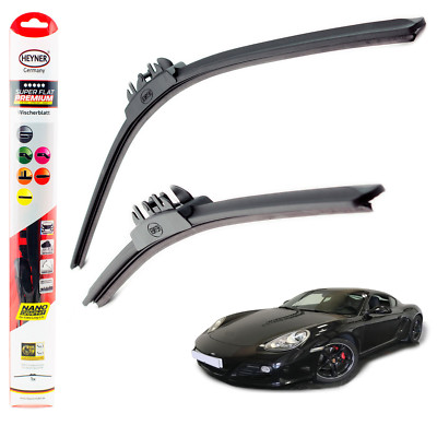 Fits Porsche Cayman 2005-2012 Heyner Flat Premium Wiper Blades HSF22'' 21'' Front