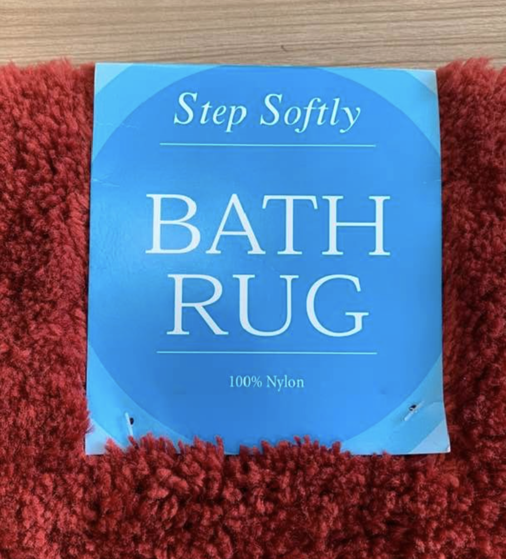 Welspun Step Softly Oval Bath Rugs Various Colors and Sizes