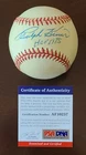HOF Ralph Kiner Signed Auto Inscribe OML Baseball Pittsburgh Pirates PSA/DNA COA