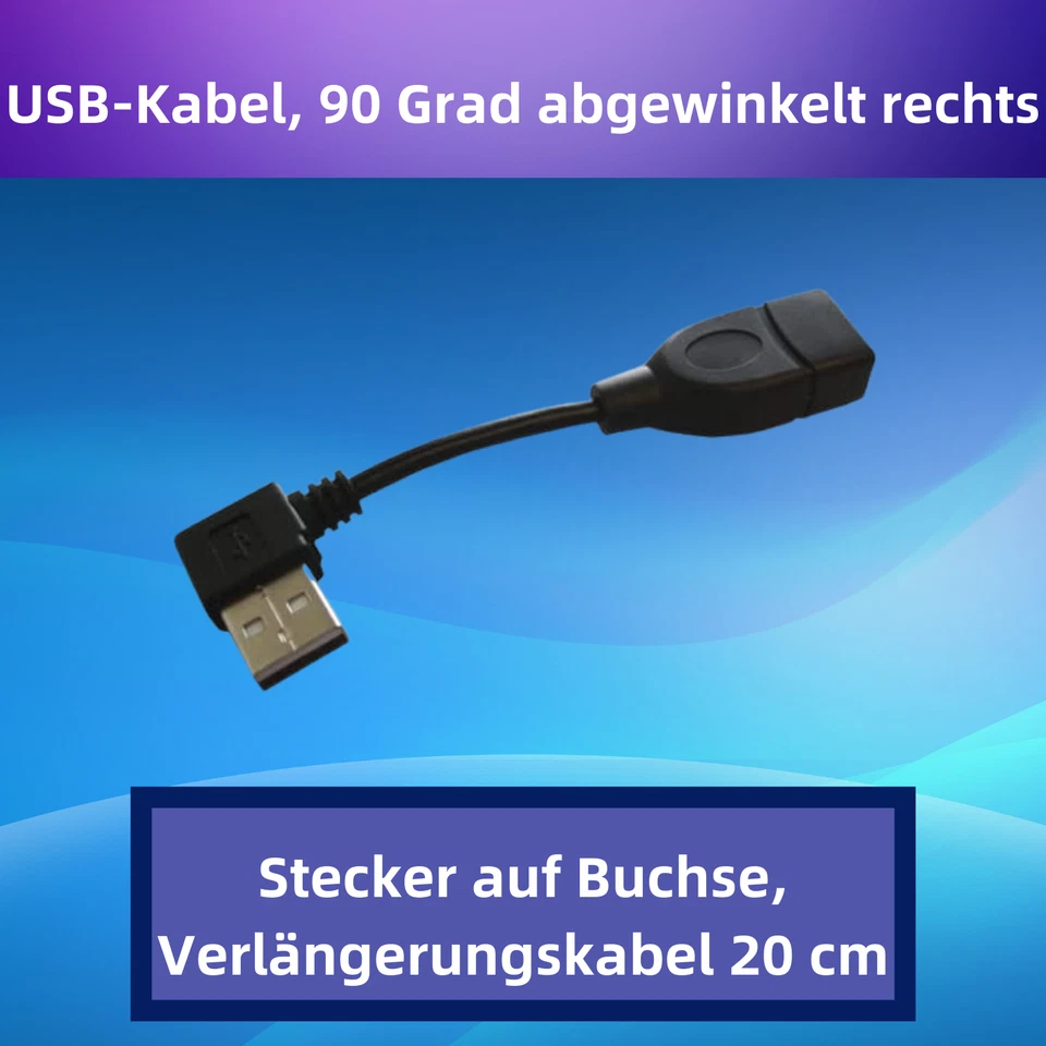 G29 USB 2.0 Extension Angled Adapter Extension Cable to the right 20cm - Image 2 of 4