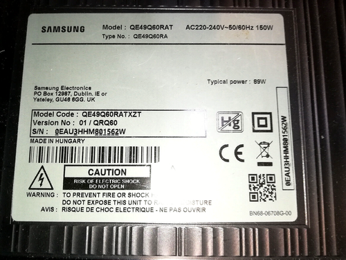 BN44-00932H Alimentatore Samsung QE49R60RATXZT - Foto 4 di 4