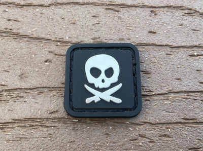 Pete's Pirate Life Morale Pouch Patch Ranger Eyes Patch White/Black EDC