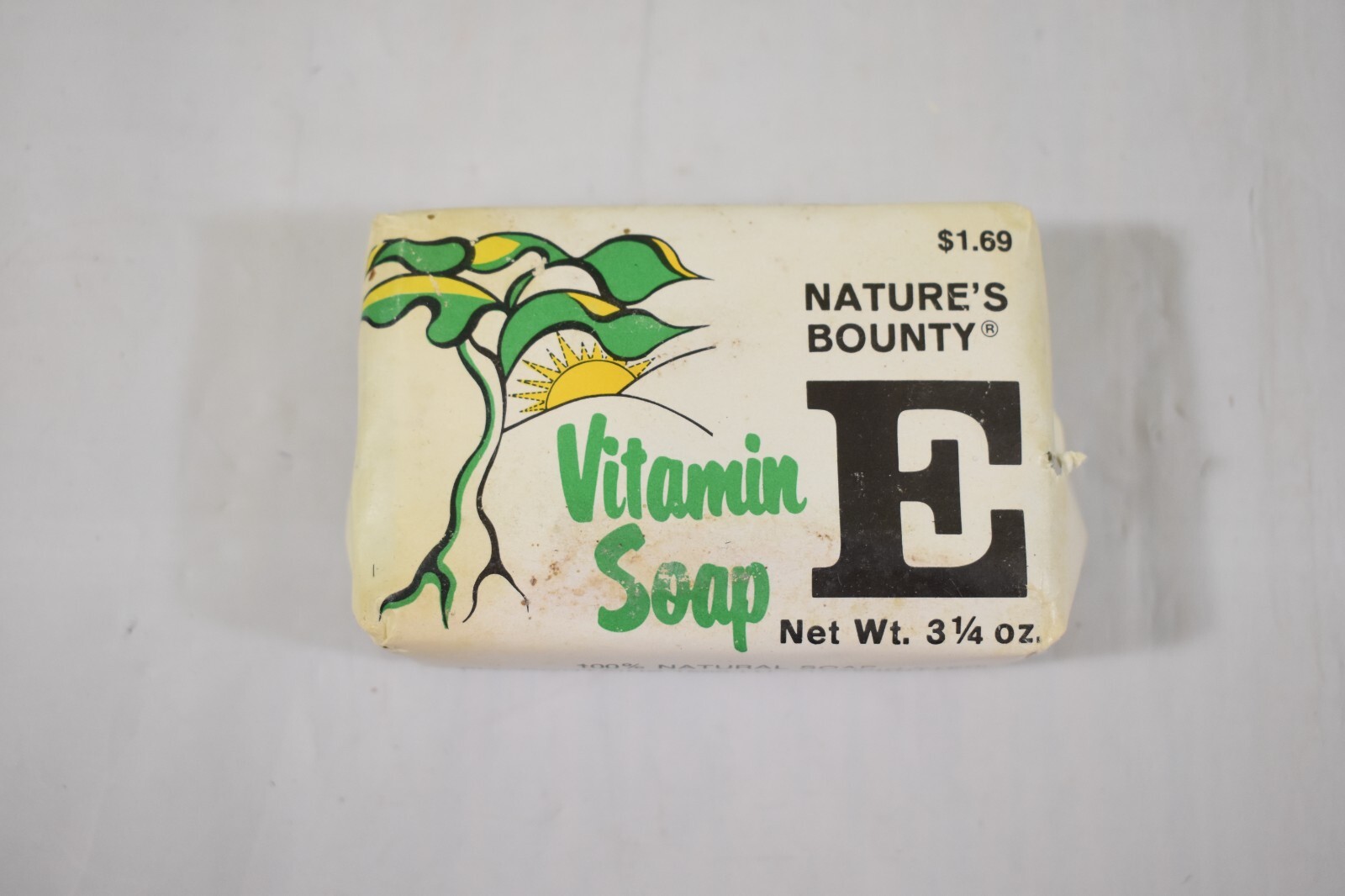 Nature's Bounty Bar Jabón Barra de Belleza Vitamina E NUEVO De Colección Descatalogado