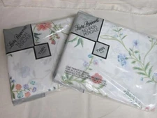 Vintage Lady Pepperell Flat & Fitted Percale Sheets - Twin Size- NOS MIP