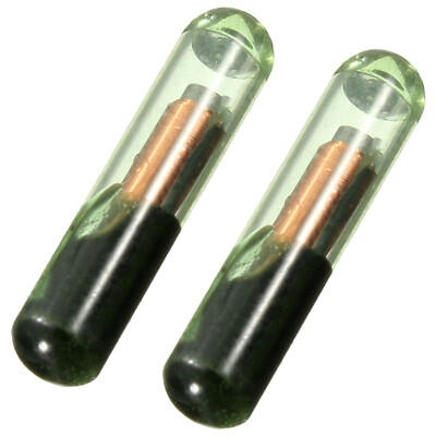  2 Transponder ID48 Glass Chip Glas Wegfahrsperre für Audi VW Golf Passat Skoda 