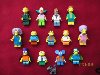 the simpsons minifigures