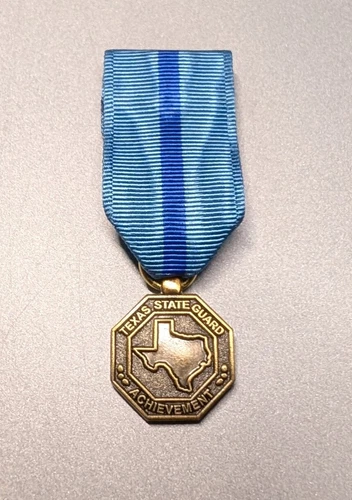 TXSG Texas State Guard Miniature Achievement Medal - Moiré Drape