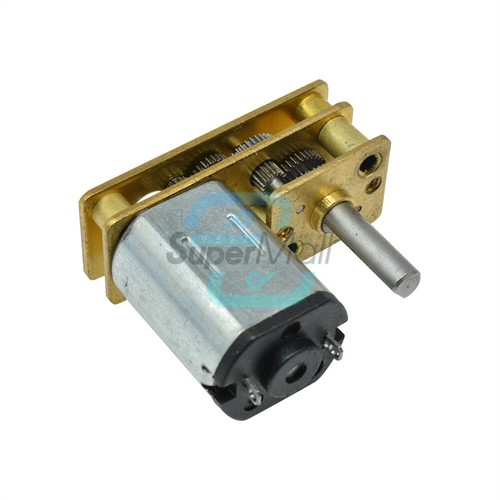 DC 3V 6V 12V 100RPM Micro Speed Reduction Gear Motor Wheel Shaft Metal Gearbox - Bild 46 von 118
