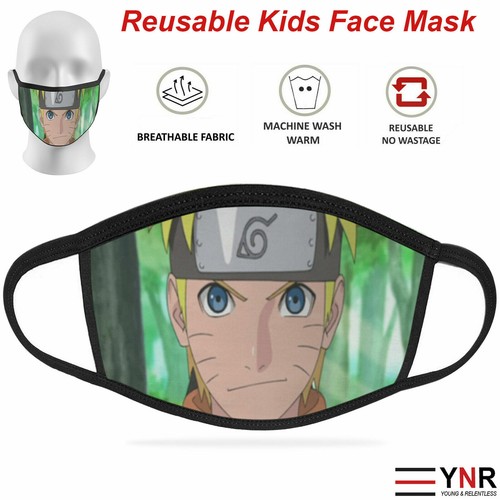 Bambini Ragazzi Maschera Lavabili Traspirante Riutilizzabile Bocca Protezione - Picture 9 of 15