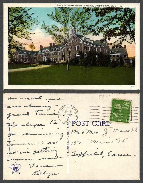 NEW YORK Cooperstown VINTAGE POSTCARD eBay