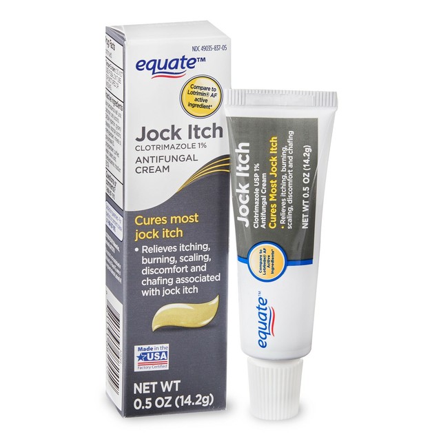 EQUATE Jock Itch Antifungal Cream 0.5 Oz Clotrimazole 1 Compare to Lotrimin for sale online eBay