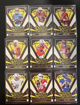 30% off! 2023 Legacy Football All Inserts: Prized Prospects / Blast Past & More