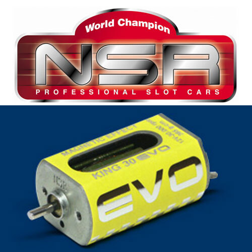 Moteur NSR 3027 King Balanced - 30 000 Tr/min, 365g-cm à 12V, Pour Slot 1:32, Pièce Détachée