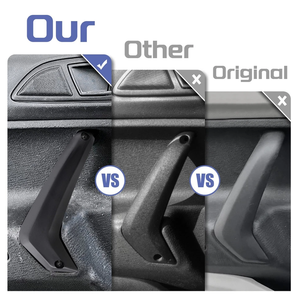 Right Side Inner Door Pull Handle for 2011-2020 Ford Fiesta Manual Window Only - Image 3 of 4