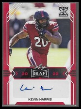 2022 Leaf Draft #BA-KH1 Kevin Harris Autographs Red