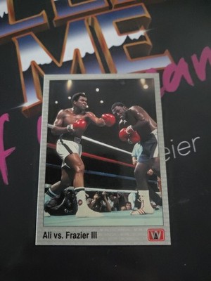 All World Boxing Muhammad Ali Cassius Clay vs. Frazier 1991 Boxing Trading Card 