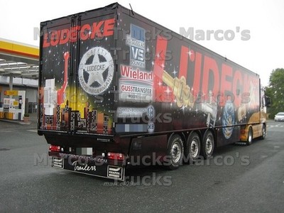 LKW Foto Kofferauflieger Deutschland schwarz LÜDECKE VS GUSS AG SOLINGE #j2fu