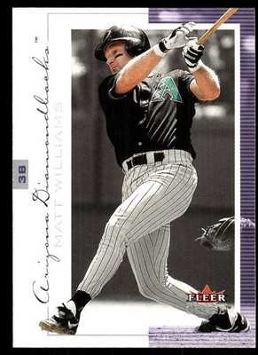 Matt Williams 2001 Fleer Genuine #60 Diamondbacks MLB READ FREE SHIPPING
