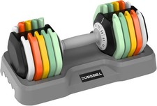 Imagen de 25 55 lbs Pair Adjustable Dumbbell Set for Home Exercise