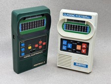 1978  2000 Mattel Handheld Electronics Football TWO Games Hong Kong Both Work