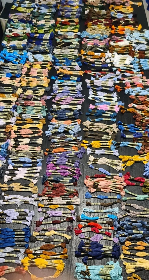 DMC Embroidery Thread - Bulk Lot +900 Skeins +250 Colours Stranded Cotton - image 4 of 4