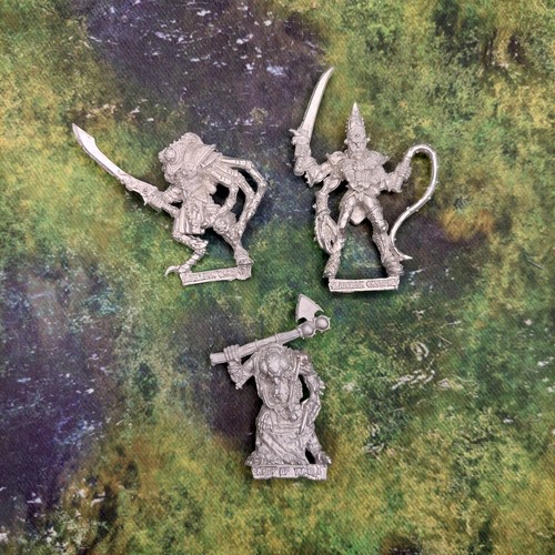 Slaanesh Champions Champion of Nurgle Oldhammer Warhammer Metal Citadel