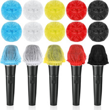 100PCS Microphone Covers Disposable, Non-Woven,Clean and No-Odor Mic Covers for