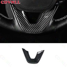 For Lincoln MKZ 2013-2020 ABS Carbon Fiber Steering Wheel Strip Panel Cover Trim