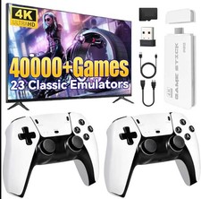 M15 Plus Retro Game Console Upgrade, Includes Video Game Stick, Wireless...