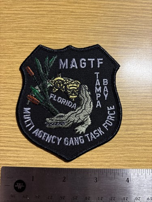 #ad #ad Tampa Bay Florida Multi Agency Gang Task Force Police Patch $10.00