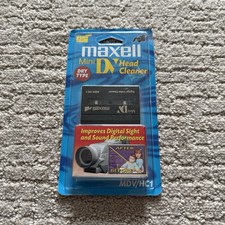 Maxell MINI DV Head Cleaner Dry Type Video Cassette MDV/HC1 NEW SEALED