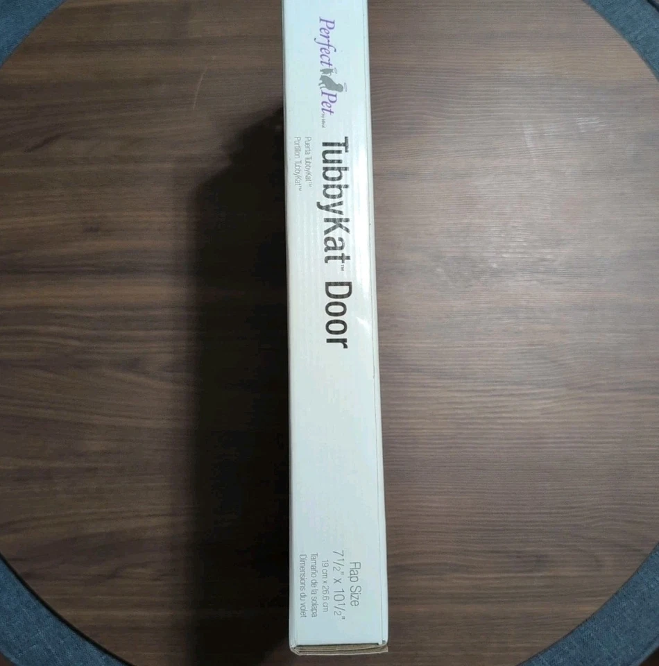 PERFECT PET TubbyKat Door w/4 Way Lock & Lexan Flap For Cats Up To 25lbs.  - Image 2 of 4