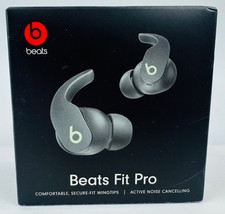 Beats Fit Pro True Wireless Noise Cancelling In-Ear Earbuds Sage Gray MK2J3LL A 2