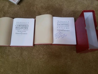 Tringali's: Yatching/Certified Registry, Calkins Harbor Pub SIGNED yacht book
