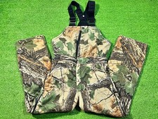 Vintage Camo Overalls Youth SZ 16 Reg. Kids Camouflage Hunting EUC Real Tree