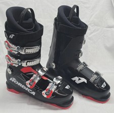 Used Black/Red/White Nordica speed machine J4 Ski boots Mondo size 27.5