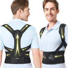 Posture Corrector for Women and Men, Adjustable Upper Back Brace for Posture ...
