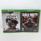 Call of Duty Games Lot: Black Ops Cold War & BO III 3 (Xbox One) COD FPs Bundle