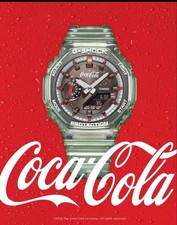 CASIO G-SHOCK GA-2100CC-3AJR ANALOG-DIGITAL 2100 Series Coca-Cola 140th
