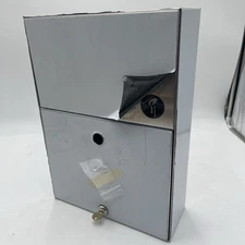 ASI 0473-1A Surface Mounted Locking Sanitary Napkin Disposal Stainless Steel NOS