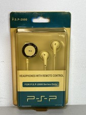 New Sony PSP Earbuds Headphones With Remote Control PSP-022 #2